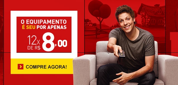 O  EQUIPAMENTO É SEU POR APENAS 12x DE R$8,00. COMPRE AGORA!